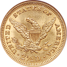 1907 Coronet quarter-eagle, NGC MS-63