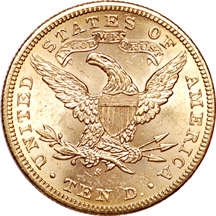 1901-S Coronet eagle grading MS-63