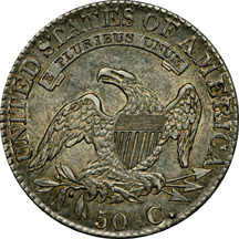 1824 (O-104 R2) and 1831 (O-114 R3) Capped Bust half-dollars