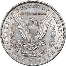 1893-O, 1894-O, 1896-O and 1903 Morgan dollars