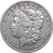 1895-O Morgan dollar VF-25