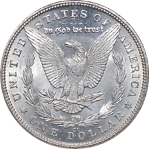 1893-CC Morgan dollar, NGC MS-62