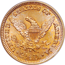 1902 Coronet quarter-eagle, PCGS MS-66