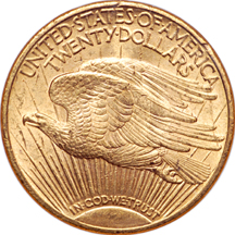 1914-S Saint-Gaudens double-eagle, NGC MS-65