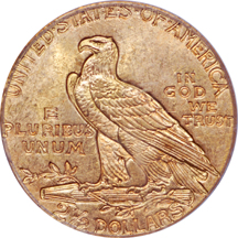 1929 Indian quarter-eagle, PCGS MS-63