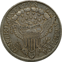 1799 (B-12b) Draped Bust dollar, VF-30