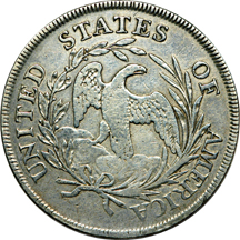 1797 (B-1) Draped Bust dollar, VF-20