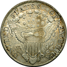 1799/8 (B-1) Draped Bust dollar, XF-40