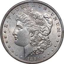 1894 Morgan dollar, NGC MS-60