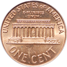 1972 doubled-die Lincoln cent, ANACS MS-63 RD