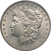 1896-O Morgan dollar, PCGS MS-62