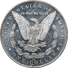 1885-CC  Morgan dollar, PCGS MS-63 DMPL