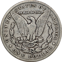 1889-CC Morgan dollar, ANACS VF-20