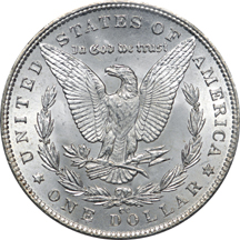 1891-CC Morgan dollar, PCGS MS-65