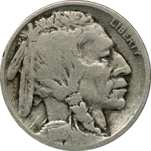 1918/7-D Buffalo nickel, G-6