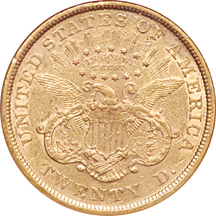 1866 and 1898-S Coronet double-eagles, certified
