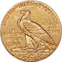 1910, 1925-D and 1927 Indian quarter-eagles