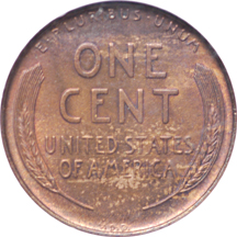 1909-S VDB Lincoln cent, NGC MS-64 RB