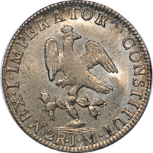 1822-MoJM (Mexico) 2-reales, AU