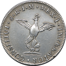 1822-MoJM (Mexico) 8-reales, XF