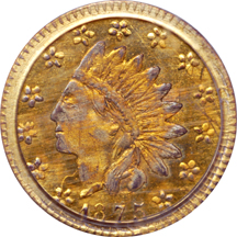 1875 (BG-1037) half-dollar, PCGS MS-63