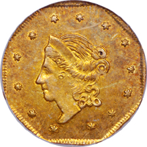 1860 (BG-1102) dollar, PCGS MS-62