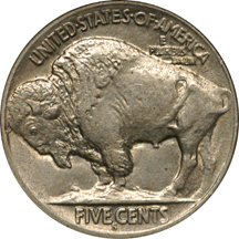 1913-S T2 Buffalo nickel, ANACS AU-58