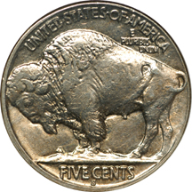 1919-S Buffalo nickel, ANACS AU-58