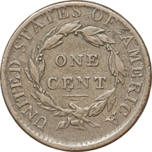 1814 (S-295) Classic Head large-cent, F-12