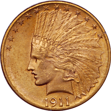 1911 PCGS MS-62.