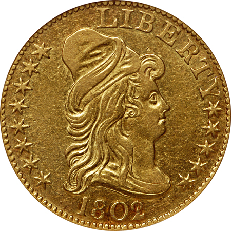 1802/1 Heraldic Eagle. NGC XF-45.