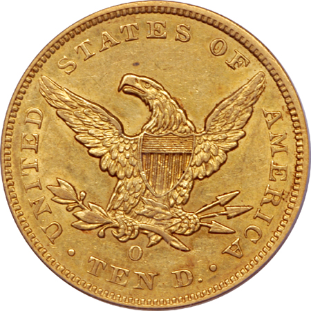 1860-O PCGS AU-55.