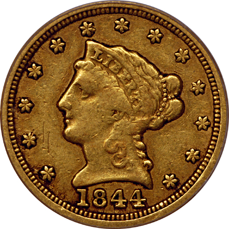 1844-D PCGS VF-30.