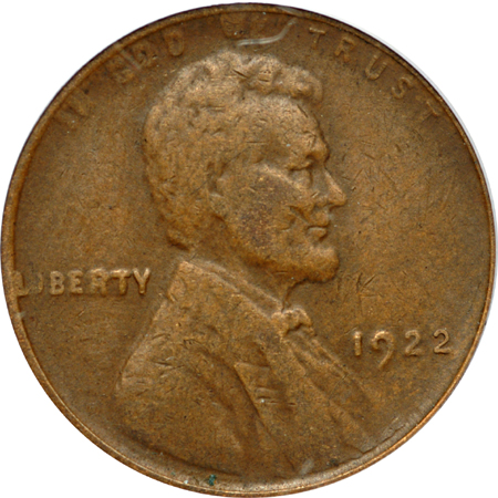 1922 Plain. PCGS VF-30.