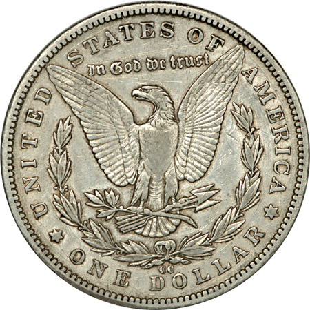 1893-CC XF, reverse scratched.