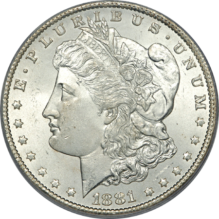 1881-CC PCGS MS-66.