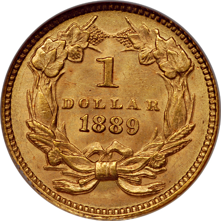 1889 NGC MS-64.