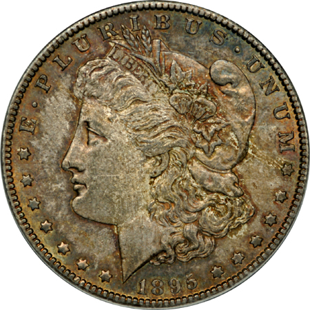 1895-S/S VAM-3, HOT 50, ANACS AU-58.