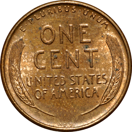 1909-S VDB. ANACS photo-certified MS-63.