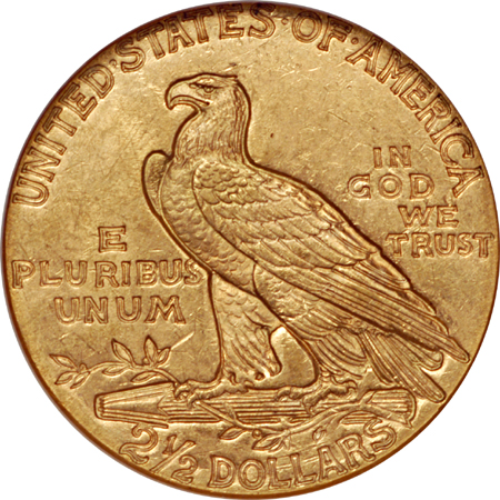 1927 Indian Head quarter-eagle, NGC MS-63 Eliasberg.