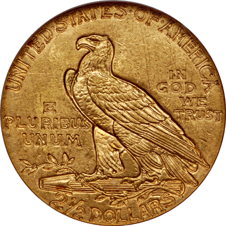 1928 Indian Head quarter-eagle, NGC MS-63 Eliasberg.