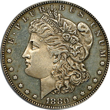 1880 PCGS PF-63.