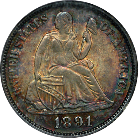 1891 NGC MS-66.