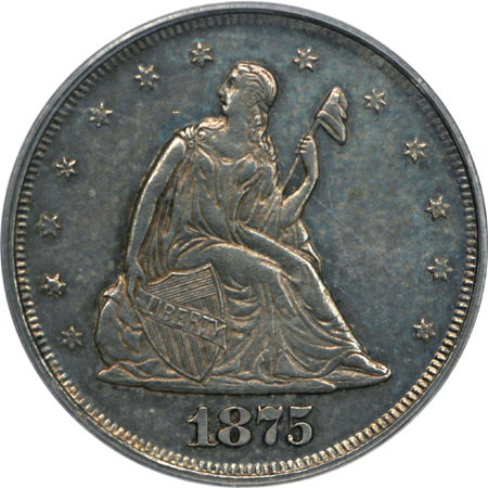 1875 PCGS PF-62