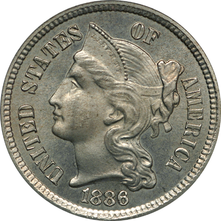 1886 PCGS PF-65.