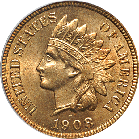 1908-S PCGS MS-64 RD.