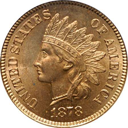 1878 PCGS MS-64 RD.