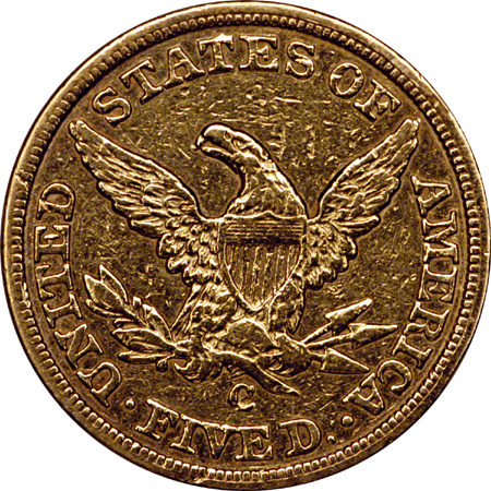 1848-C VF, ex-jewelry, polished.