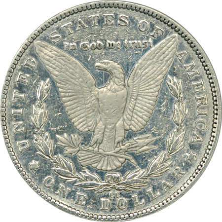 1889-CC ANACS XF-40, polished, artificially frosted.