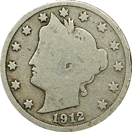 Sixteen Liberty Head Nickels.